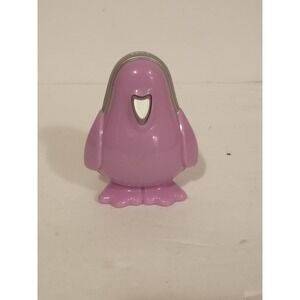 Hasbro Burger King 2008 Purple Penguin Light Up Flower Toy Figure Collectible